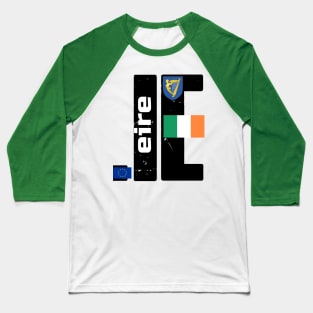 IRELAND EIRE Pride Logo Baseball T-Shirt